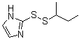 structure of CAS# 141400-58-0, 2-[(1-甲基丙基)二硫代]-1H-咪唑