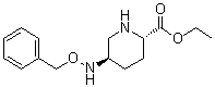 structure of CAS# 1416134-47-8, (2S,5R)-Ethyl 5-((benzyloxy)amino)piperidine-2-carboxylate