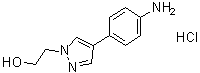 CAS 登录号：1416372-32-1, 4-(4-氨基苯基)-1H-吡唑-1-乙醇盐酸盐