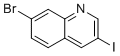 structure of CAS# 1416440-61-3, 7-Bromo-3-iodoquinoline