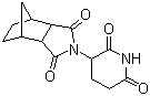 CAS # 14166-26-8, Taglutimide, Biglumide, 3-(1,4-Endomethylenecyclohexane-2,3-endo cis-dicarboximido)piperidine-2,6-dione, (3aR,4R,7S,7aS)-rel-2-(2,6-Dioxo-3-piperidinyl)hexahydro-4,7-methano-1H-isoindole-1,3(2H)-dione