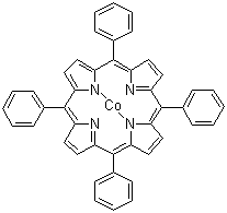 structure of CAS# 14172-90-8, 5,10,15,20-Tetraphenyl-21H,23H-porphine cobalt(II)