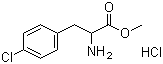 structure of CAS# 14173-40-1, 4-氯-DL-苯丙氨酸甲酯盐酸盐
