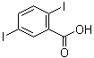 2,5-Diiodobenzoic acid molecular structure (CAS 14192-12-2)