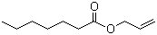 庚酸烯丙酯分子结构 (CAS 142-19-8)