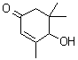CAS # 14203-59-9, 3,5,5-Trimethyl-4-hydroxy-2-cyclohexen-1-one, 3,5,5-Trimethylcyclohex-2-en-4-ol-1-one, 4-Hydroxy-3,5,5-trimethylcyclohex-2-ene-1-one, 4-Hydroxy-alpha-isophorone, 4-Hydroxyisophorone