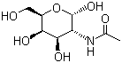 structure of CAS# 14215-68-0, N-Acetyl-D-galactosamine