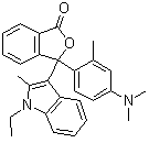 3-(o-Methyl-p-dimethylaminophenyl)-3-(1'-ethyl-2'-methylindole-3'-yl)phthalide molecular structure (CAS 142199-90-4)