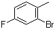 2-Bromo-4-fluorotoluene molecular structure (CAS 1422-53-3)