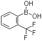 structure of CAS# 1423-27-4, 2-Trifluoromethylphenylboronic acid