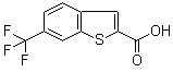 structure of CAS# 142329-22-4, 6-(Trifluoromethyl)benzo[b]thiophene-2-carboxylic acid