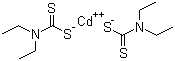Cadmium diethyldithiocarbamate molecular structure (CAS 14239-68-0)