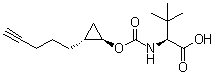 CAS # 1425038-19-2, 3-Methyl-N-[[[(1R,2R)-2-(4-pentyn-1-yl)cyclopropyl]oxy]carbonyl]-L-valine