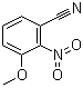structure of CAS# 142596-50-7, 3-甲氧基-2-硝基苯甲腈