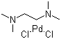 structure of CAS# 14267-08-4, Dichloro(N,N,N',N'-tetramethylethylenediamine)palladium(II)