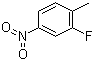 2-氟-4-硝基甲苯分子结构 (CAS 1427-07-2)