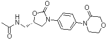 structure of CAS# 1429334-00-8, N-[[(5S)-2-Oxo-3-[4-(3-oxo-4-morpholinyl)phenyl]-5-oxazolidinyl]methyl]acetamide