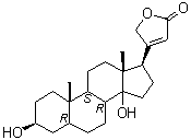 structure of CAS# 143-62-4, 洋地黄毒甙