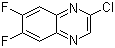 structure of CAS# 143007-15-2, 2-Chloro-6,7-difluoroquinoxaline