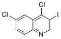 4,6-二氯-3-碘喹啉分子结构 (CAS 1431364-37-2)
