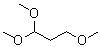 1,1,3-三甲氧基丙烷分子结构 (CAS 14315-97-0)