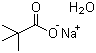 structure of CAS# 143174-36-1, Sodium trimethylacetate hydrate