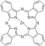 structure of CAS# 14320-04-8, Zinc phthalocyanine