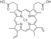 Cobalt protoporphyrin IX molecular structure (CAS 14325-03-2)