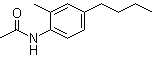 structure of CAS# 143360-00-3, N-(4-Butyl-2-methylphenyl)acetamide