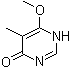 6-Methoxy-5-methyl-4(1H)-pyrimidinone molecular structure (CAS 14341-18-5)