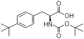 structure of CAS# 143415-62-7, Boc-L-4-tert-Butylphenylalanine