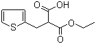 structure of CAS# 143468-96-6, 2-Carbethoxy-3-(2-thienyl)propanoic acid