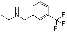 structure of CAS# 14355-04-5, N-Ethyl-3-trifluoromethylbenzylamine