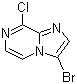 structure of CAS# 143591-61-1, 3-Bromo-8-chloroimidazo[1,2-a]pyrazine