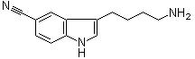 structure of CAS# 143612-85-5, 3-(4-Aminobutyl)-1H-indole-5-carbonitrile