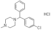 structure of CAS# 14362-31-3, Chlorcyclizine hydrochloride
