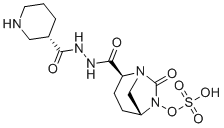 CAS # 1436862-20-2, [(2S,5R)-7-oxo-2-[[[(3S)-piperidine-3-carbonyl]amino]carbamoyl]-1,6-diazabicyclo[3.2.1]octan-6-yl] hydrogen sulfate