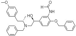 CAS 登录号：143687-23-4, rel-N-[5-[(1R)-1-羟基-2-[[(1R)-2-(4-甲氧基苯基)-1-甲基乙基](苯基甲基)氨基]乙基]-2-(苯基甲氧基)苯基]甲酰胺