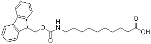CAS # 143688-82-8, 10-[[(9H-Fluoren-9-ylmethoxy)carbonyl]amino]decanoic acid