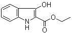 Indoxylic acid ethyl ester molecular structure (CAS 14370-74-2)