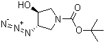 CAS 登录号：143700-05-4, 反式-3-叠氮-1-叔丁氧羰基-4-羟基吡咯烷