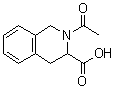 structure of CAS# 143767-54-8, 2-乙酰基-1,2,3,4-四氢异喹啉-3-羧酸