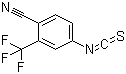structure of CAS# 143782-23-4, 4-Isothiocyanato-2-(trifluoromethyl)benzonitrile