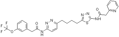 structure of CAS# 1439399-58-2, CB 839