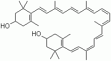 Zeaxanthin molecular structure (CAS 144-68-3)