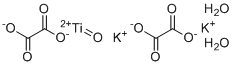 structure of CAS# 14402-67-6, Potassium titanium oxide oxalate dihydrate