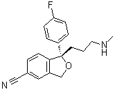 CAS # 144025-14-9, (S)-Desmethylcitalopram, (S)-1-(3-Methylaminopropyl)-1-(4-fluorophenyl)-1,3-dihydroisobenzofuran-5-carbonitrile