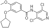 structure of CAS# 144035-83-6, Piclamilast