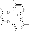 Tris(acetylacetonato)indium molecular structure (CAS 14405-45-9)
