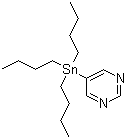 5-(Tributylstannyl)pyrimidine molecular structure (CAS 144173-85-3)